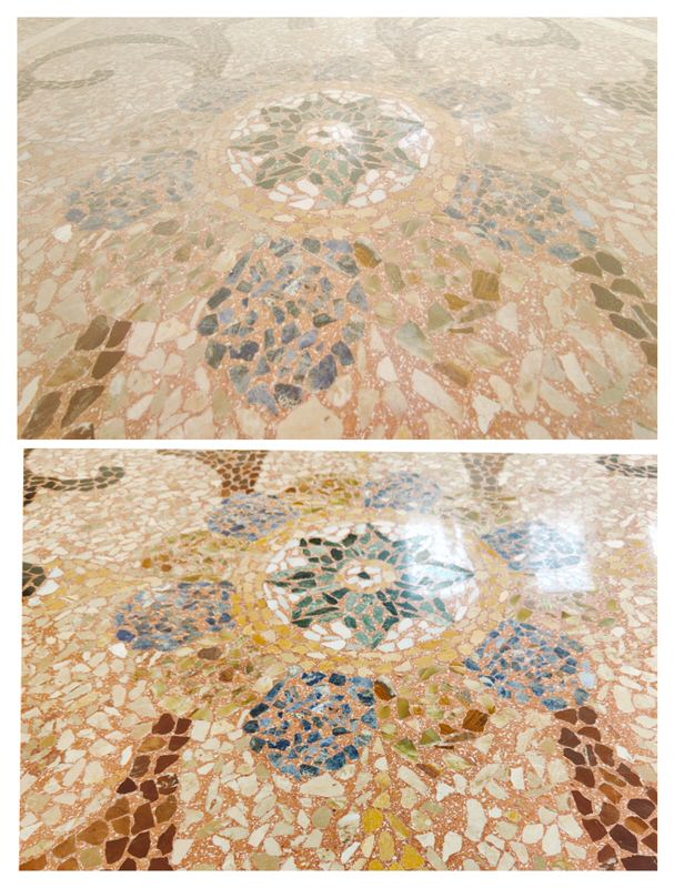 Terrazzo alla veneziana opacizzato: come pulirlo e lucidarlo
